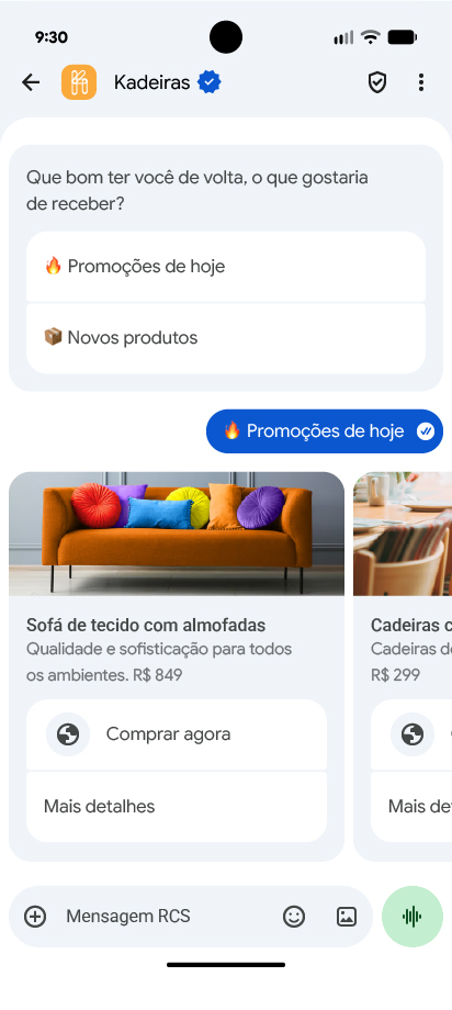 Exemplo RCS Vendas