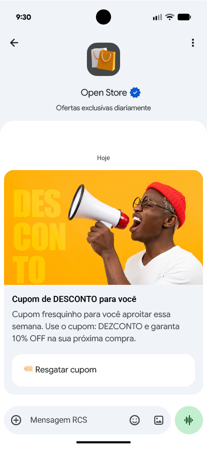 Exemplo RCS Cupons
